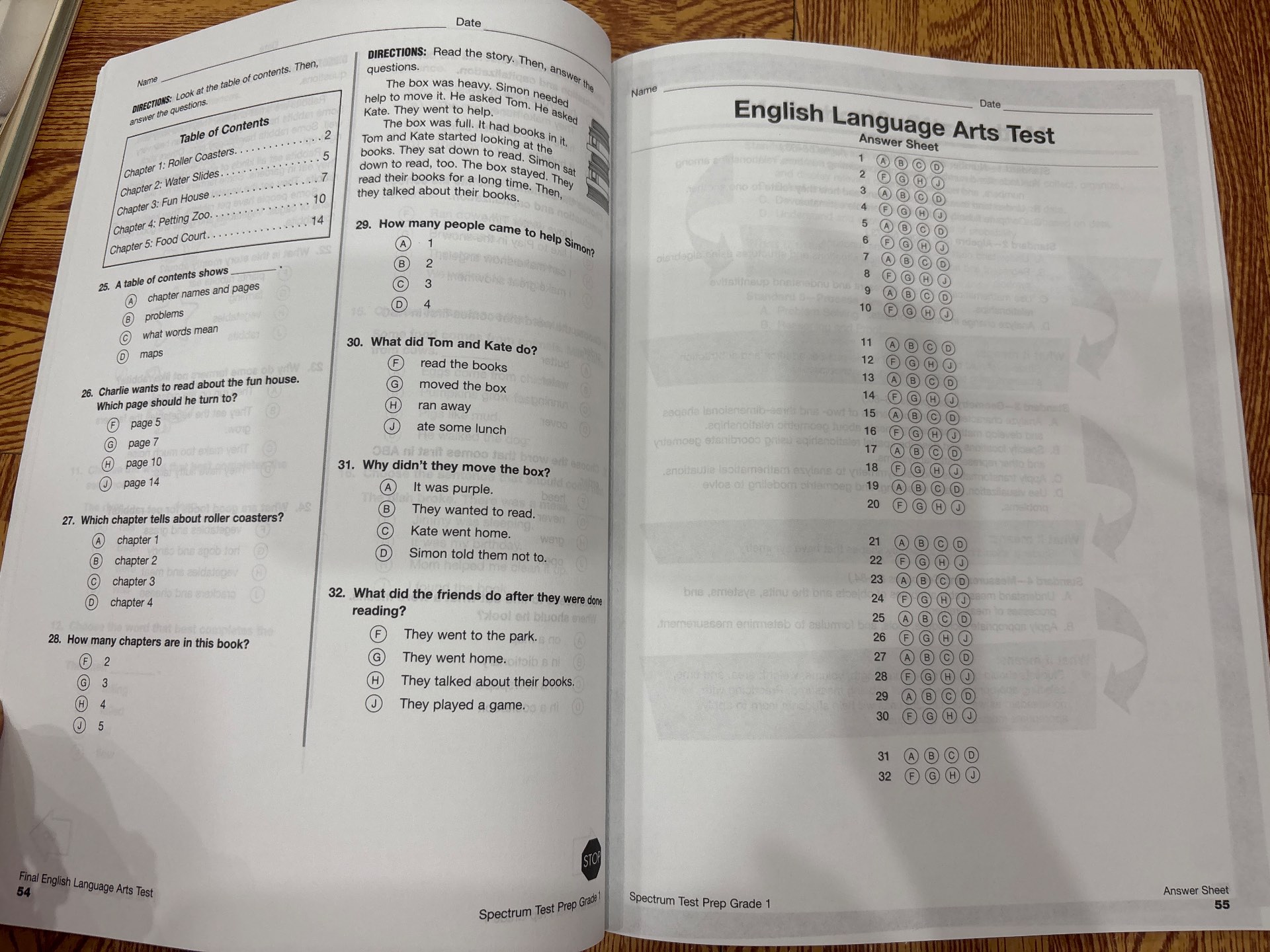 Spectrum Test Prep Grade 1 — ảnh 5