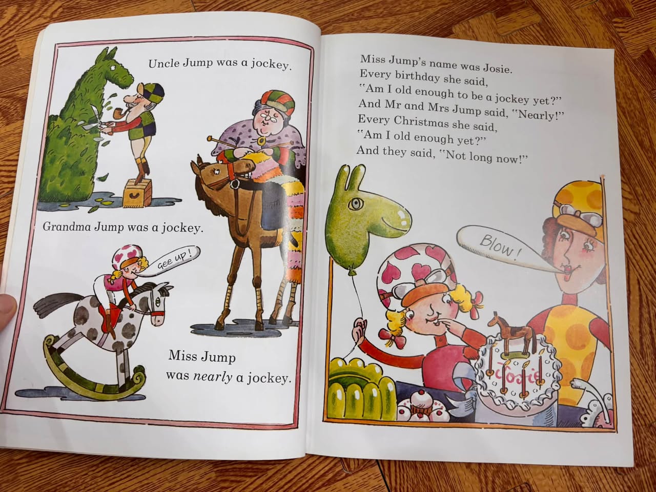 MISS JUMP THE JOCKEY (HAPPY FAMILIES - ALLAN AHLBERG) — ảnh 2
