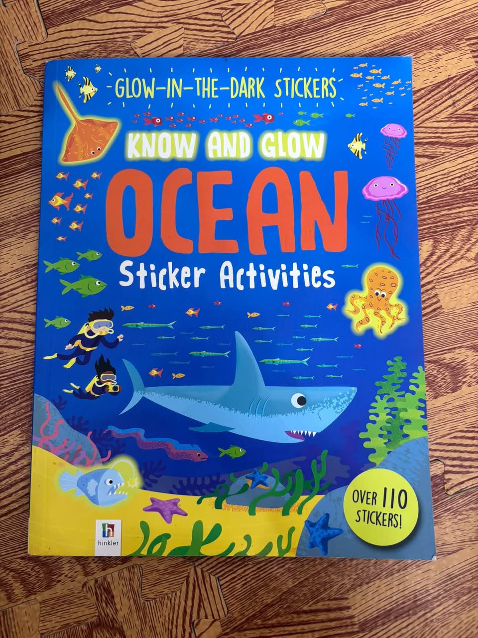 KNOW AND GLOW: OCEAN STICKER ACTIVITIES (GLOW-IN-THE-DARK STICKERS)