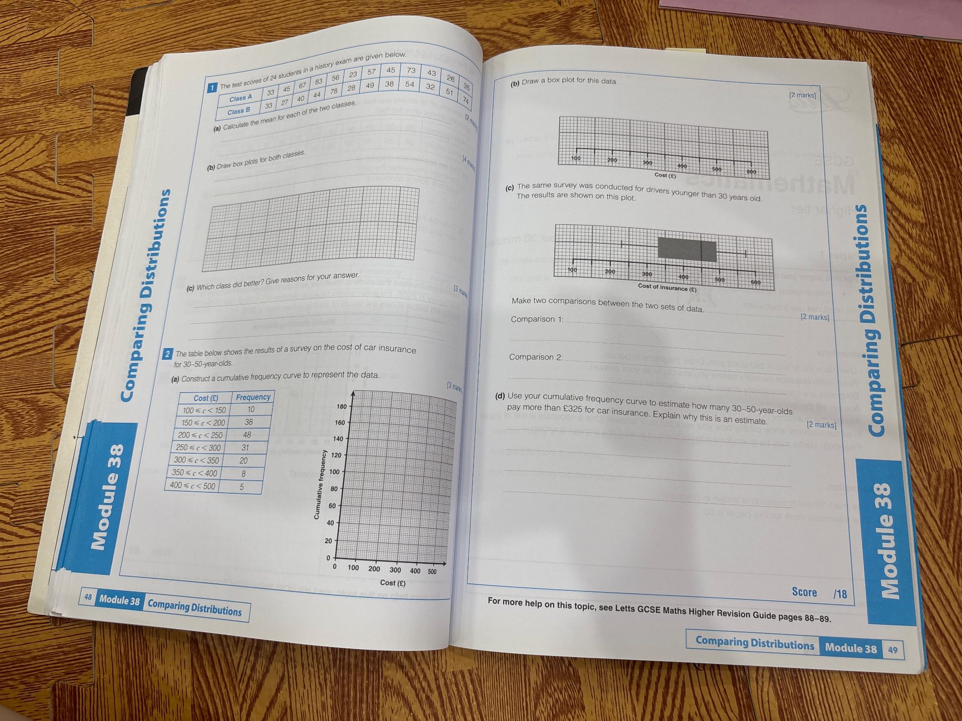 GCSE Success Maths Higher Tier Exam Practice Workbook — ảnh 5