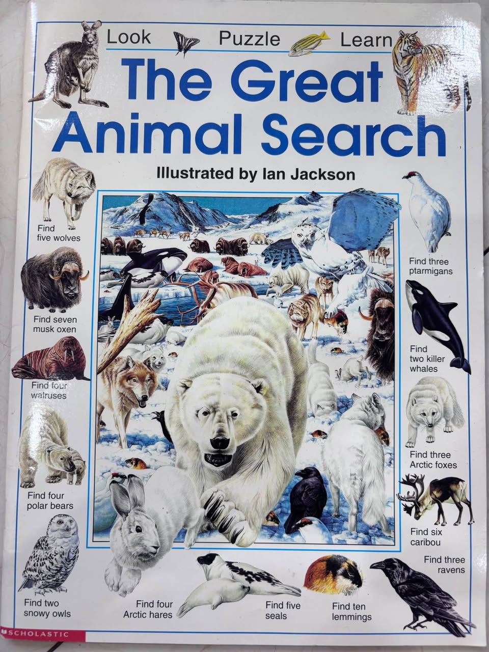 THE GREAT ANIMAL SEARCH (LOOK, PUZZLE, LEARN)