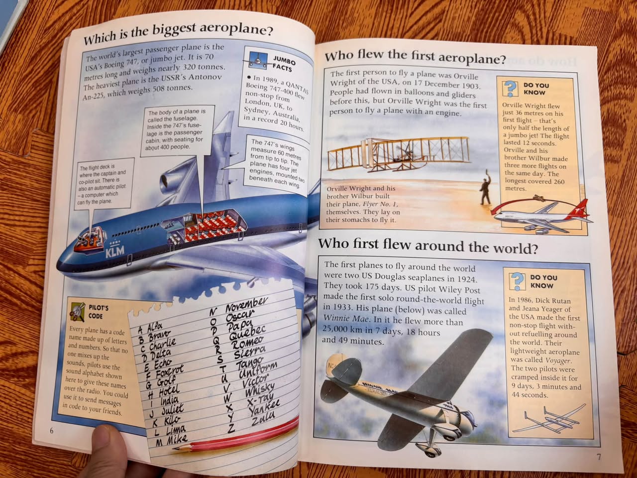TELL ME ABOUT: WINGS, WHEELS & SAILS (A KINGFISHER QUESTION AND ANSWER BOOK) — ảnh 3