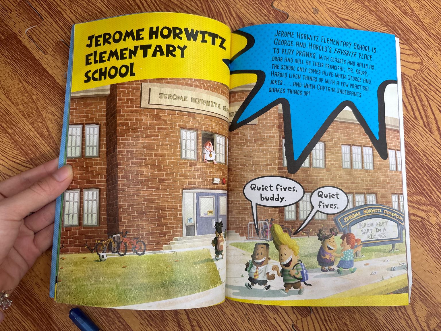Captain Underpants: The First Epic Movie Official Handbook — ảnh 4