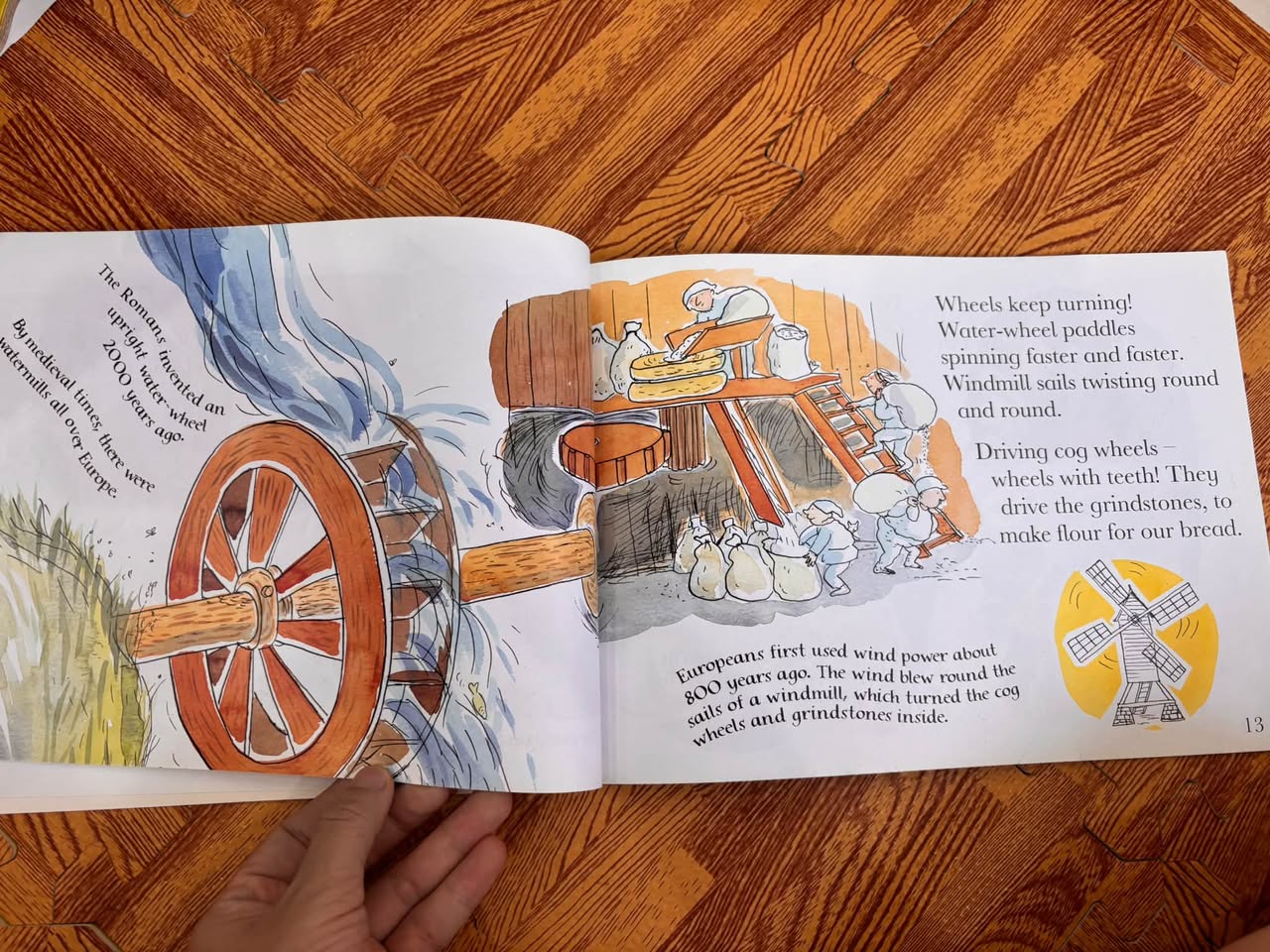 WHEELS KEEP TURNING: A BOOK ABOUT SIMPLE MACHINES (WONDERWISE) — ảnh 5