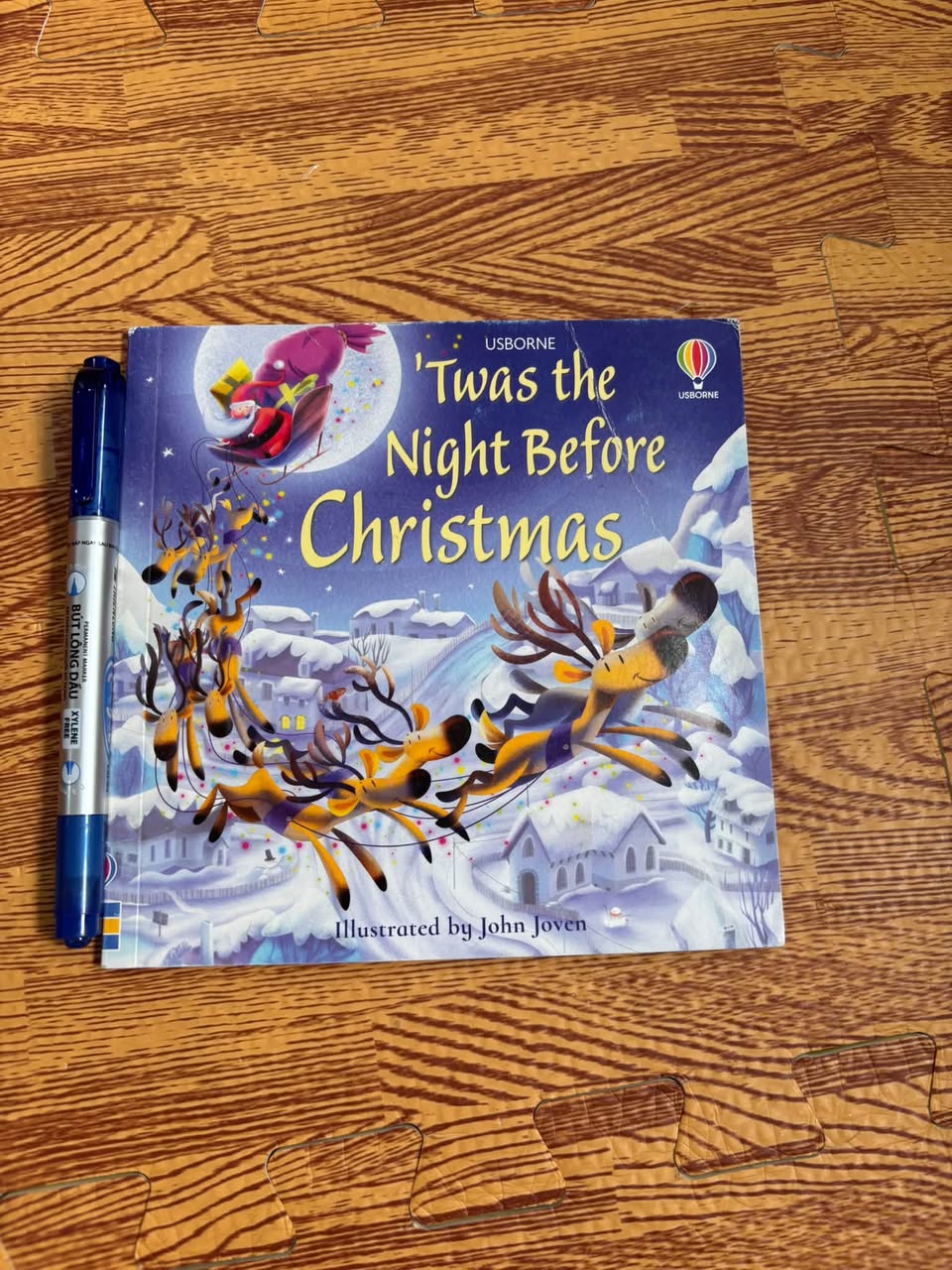 SET TRUYỆN TRANH ĐẦU ĐỜI: 'TWAS THE NIGHT BEFORE CHRISTMAS & THE RUNAWAY TRACTOR (USBORNE FARM STORIES)