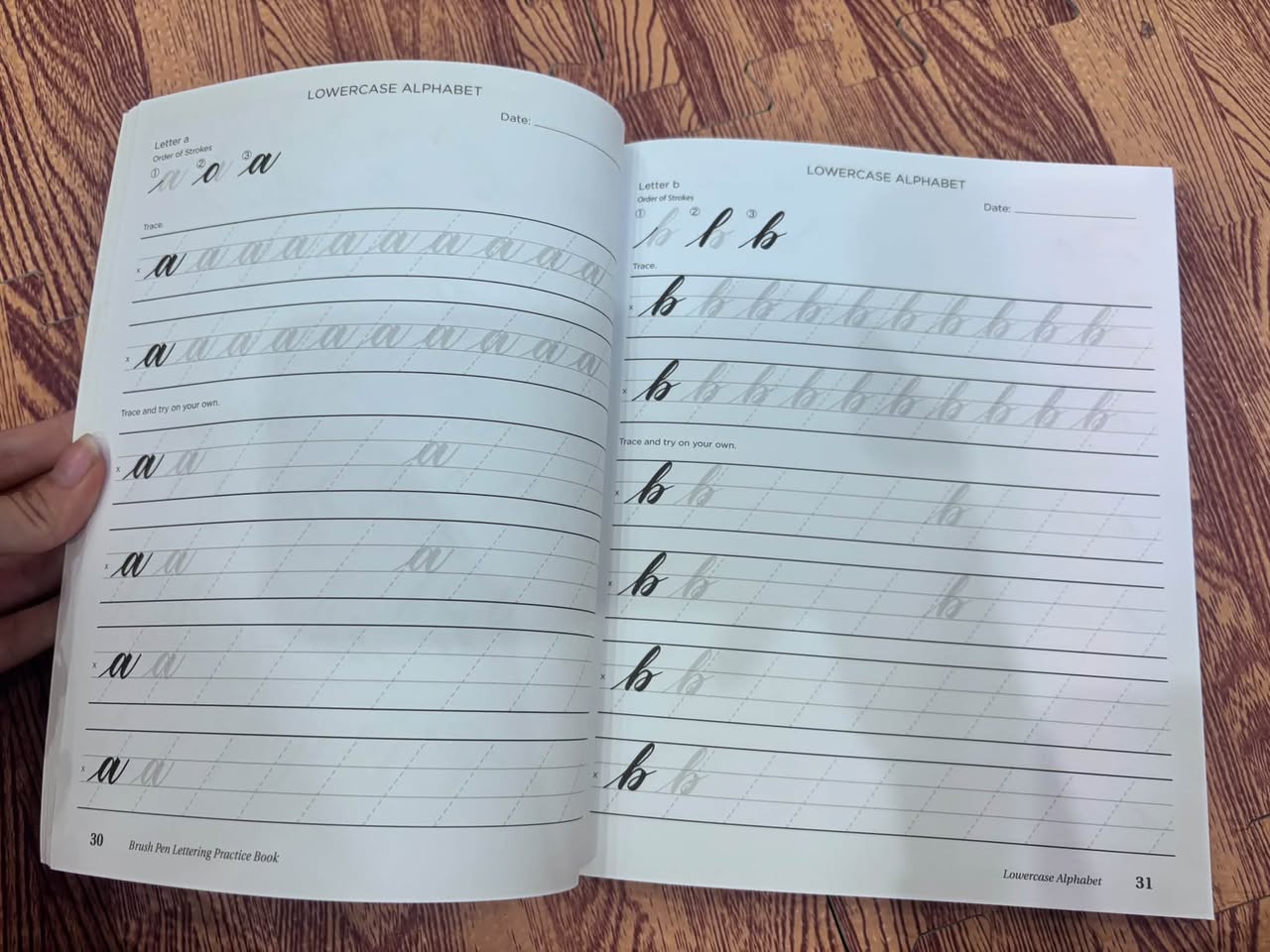 Brush Pen Lettering Practice Book – Grace Song — ảnh 2