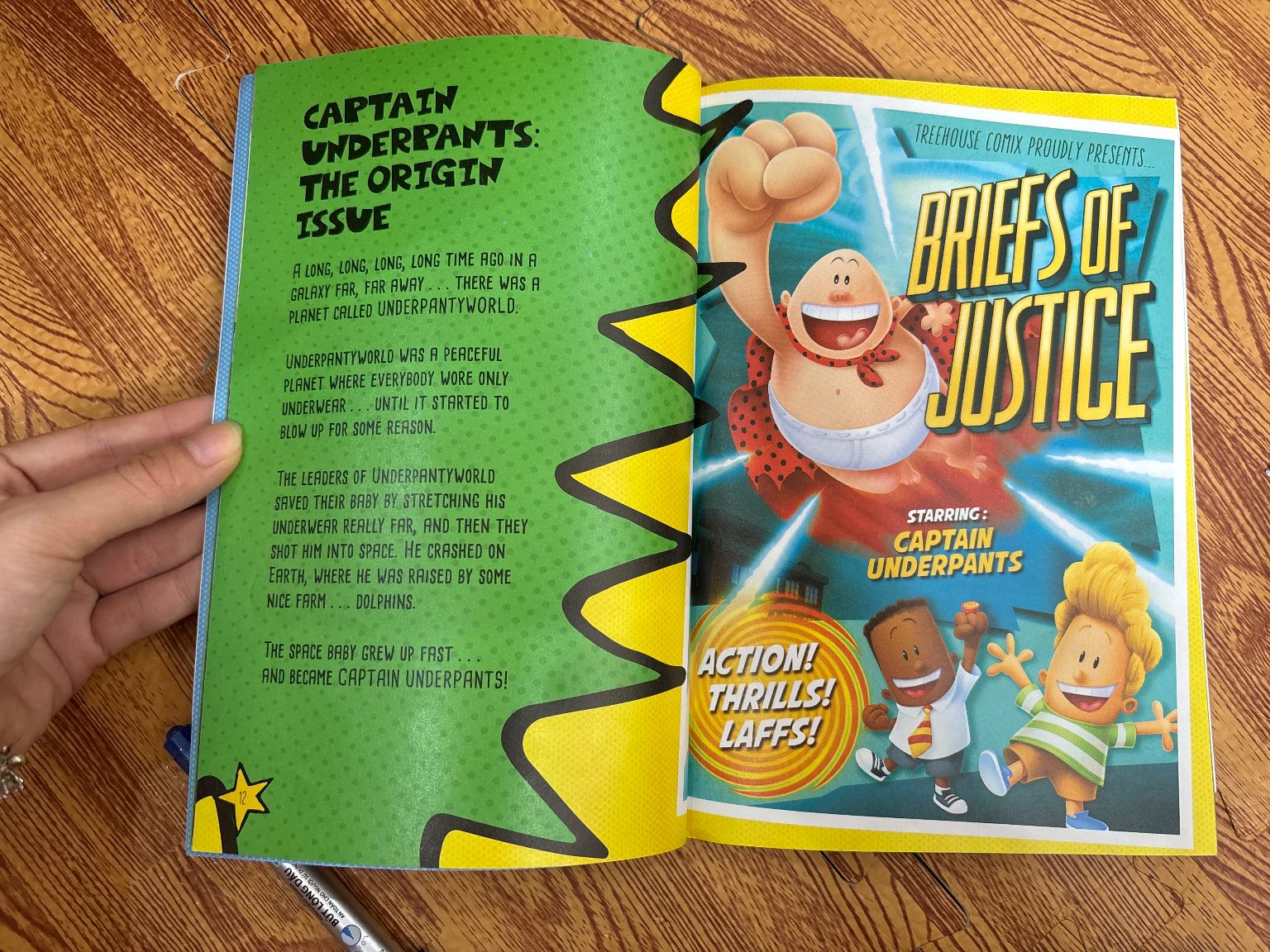 Captain Underpants: The First Epic Movie Official Handbook — ảnh 3